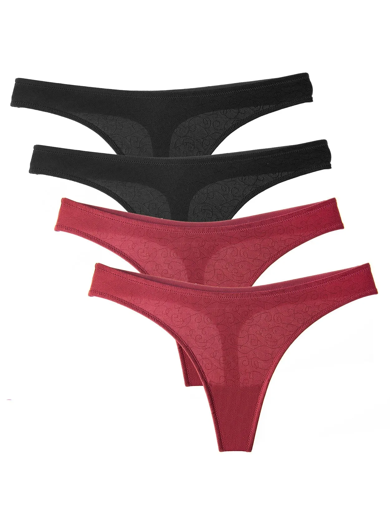 4 Pack Sexy Seamless Panties Multicolor