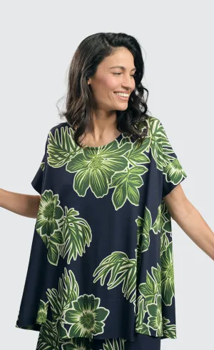Alembika Royal/Green Hula Hi-Lo Swing Top