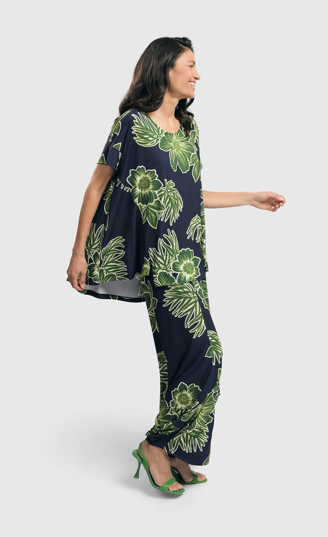 Alembika Royal/Green Hula Hi-Lo Swing Top