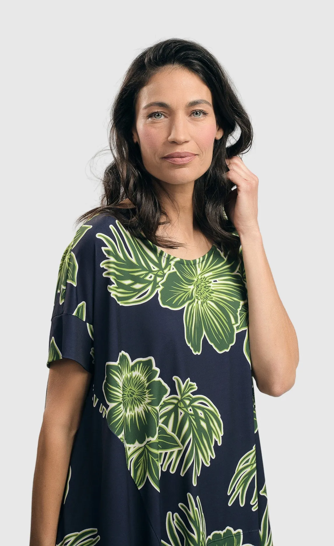 Alembika Royal/Green Hula Hi-Lo Swing Top
