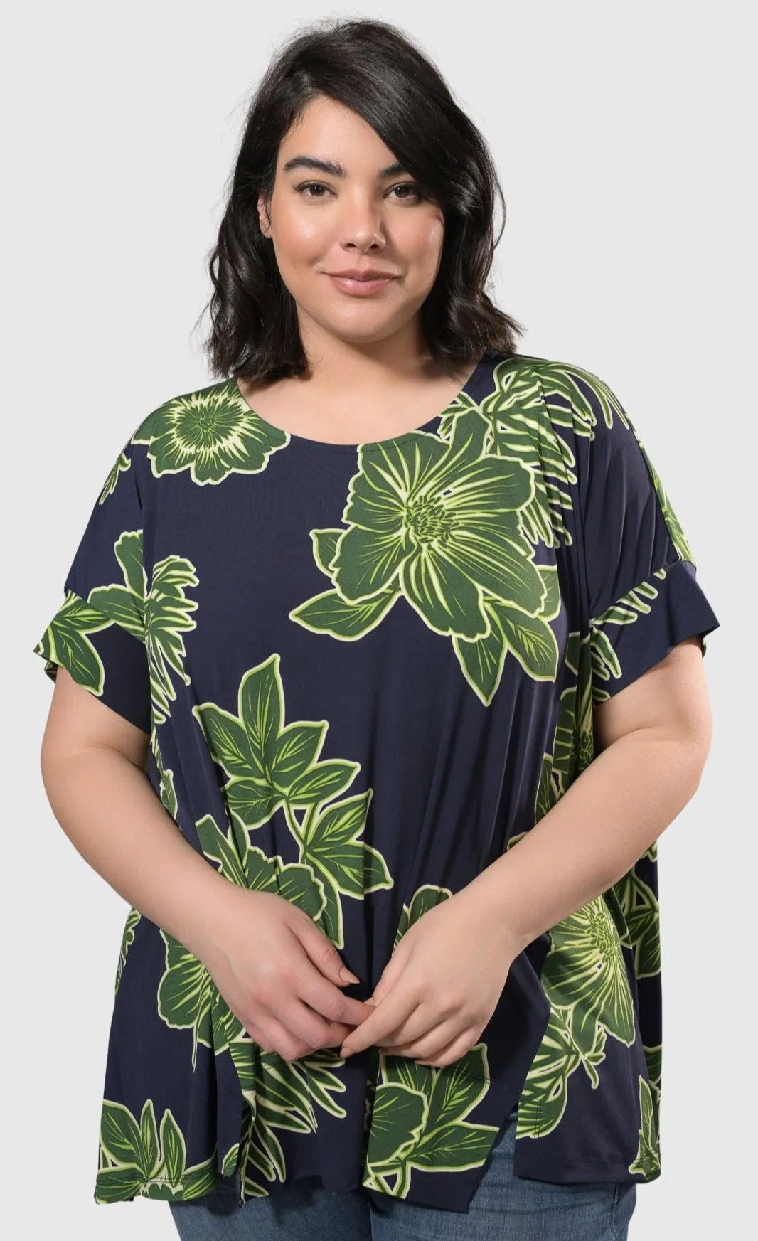 Alembika Royal/Green Hula Hi-Lo Swing Top