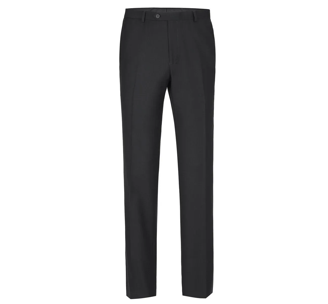 Alessandro Vitello by Renoir Black Slim Fit Flat Front Suit Separate Pants 201-1