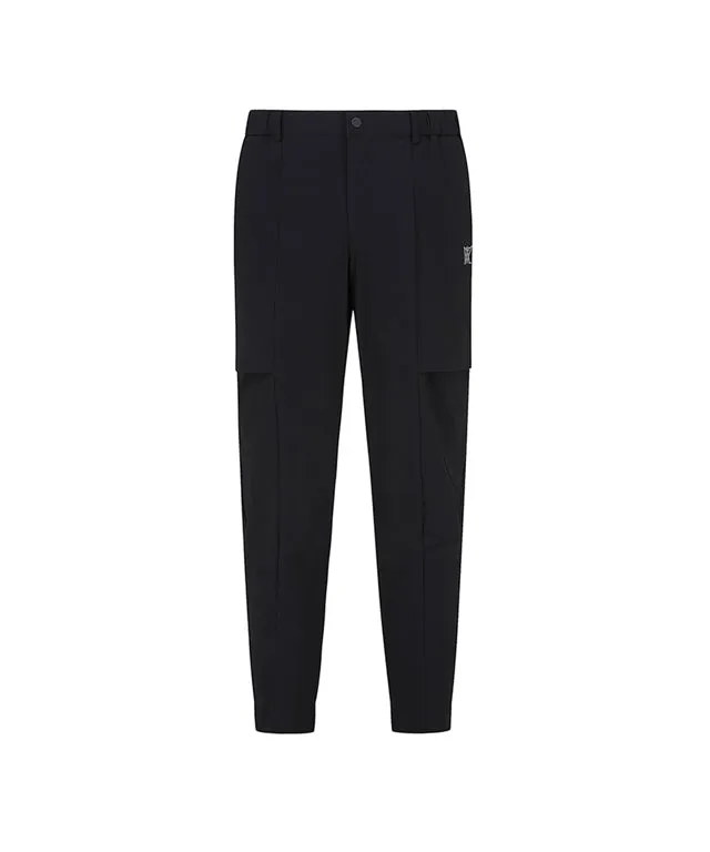 ANEW Golf: Men Tricot  Ventilation Long Pants - Black