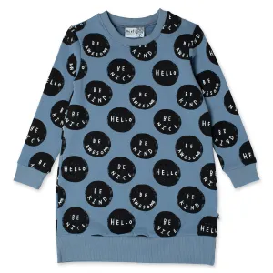 Be Things Furry Dress - Cornflower