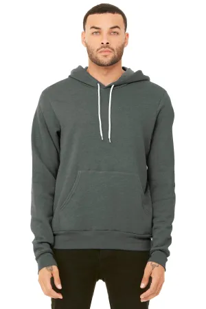 BELLA CANVAS  Unisex Sponge Fleece Pullover Hoodie. BC3719 Deep Heather