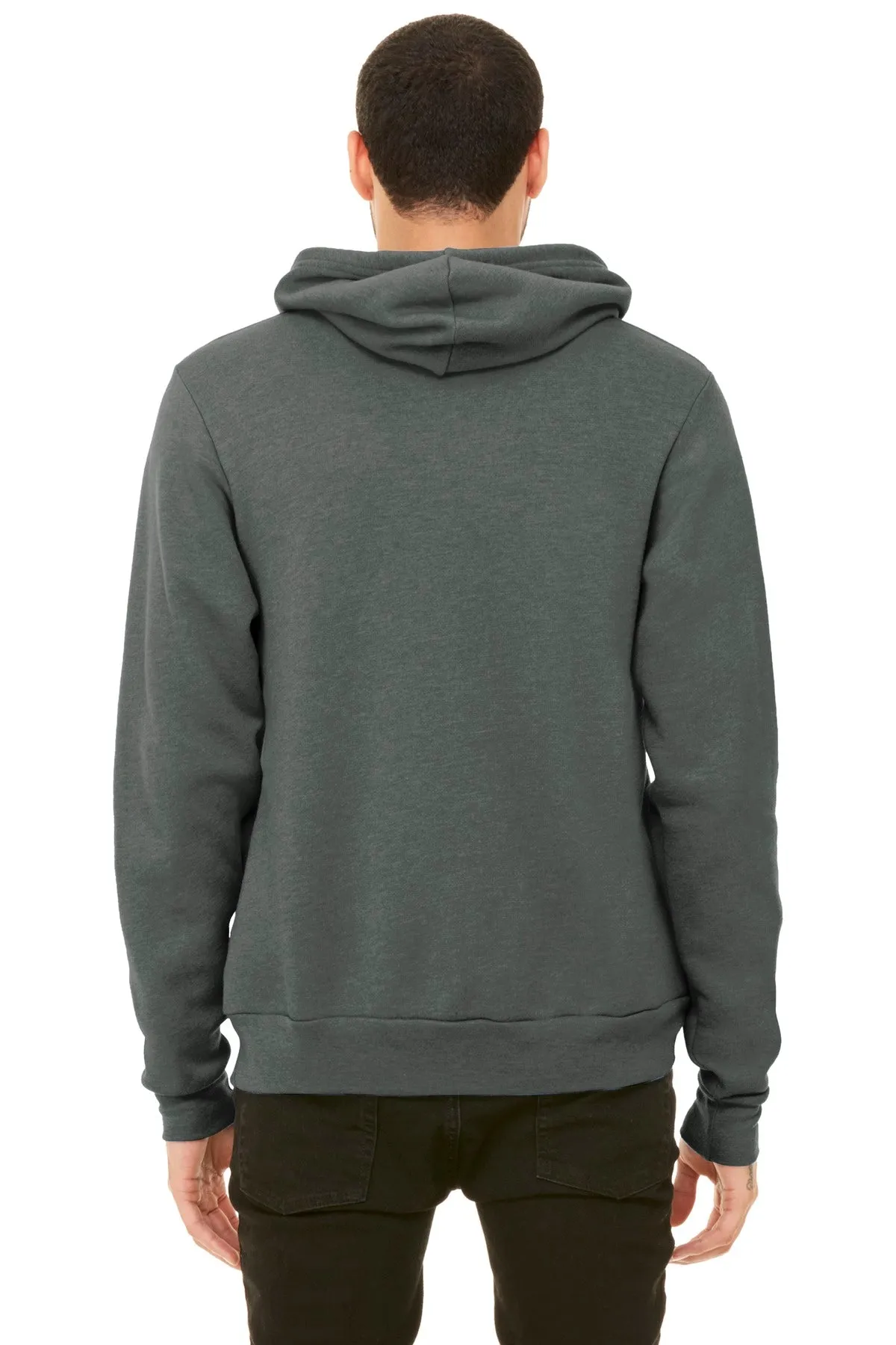BELLA CANVAS  Unisex Sponge Fleece Pullover Hoodie. BC3719 Deep Heather