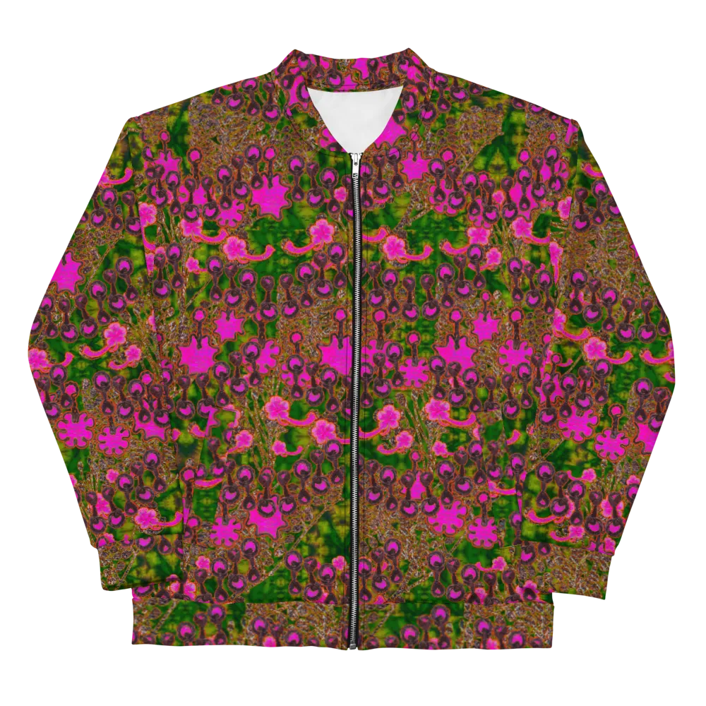 Bomber Jacket (Unisex)(WindSong Flower) RJSTH@Fabric#7 RJSTHW2022 RJS