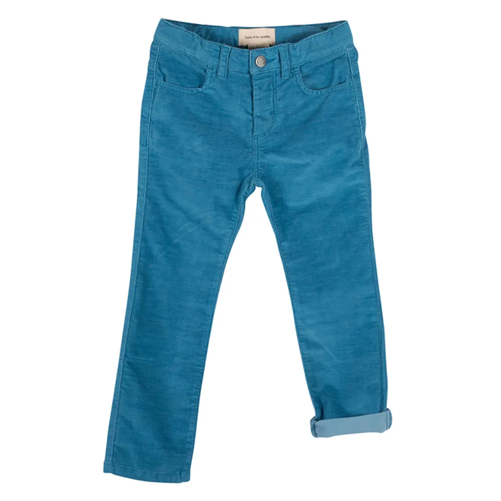 Boys & Girls Marc Blue Corduroy Trousers