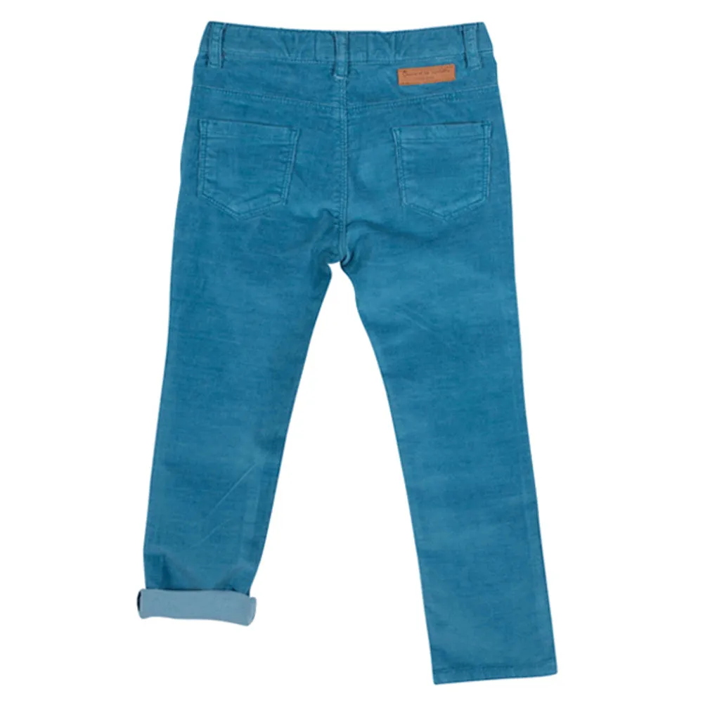 Boys & Girls Marc Blue Corduroy Trousers