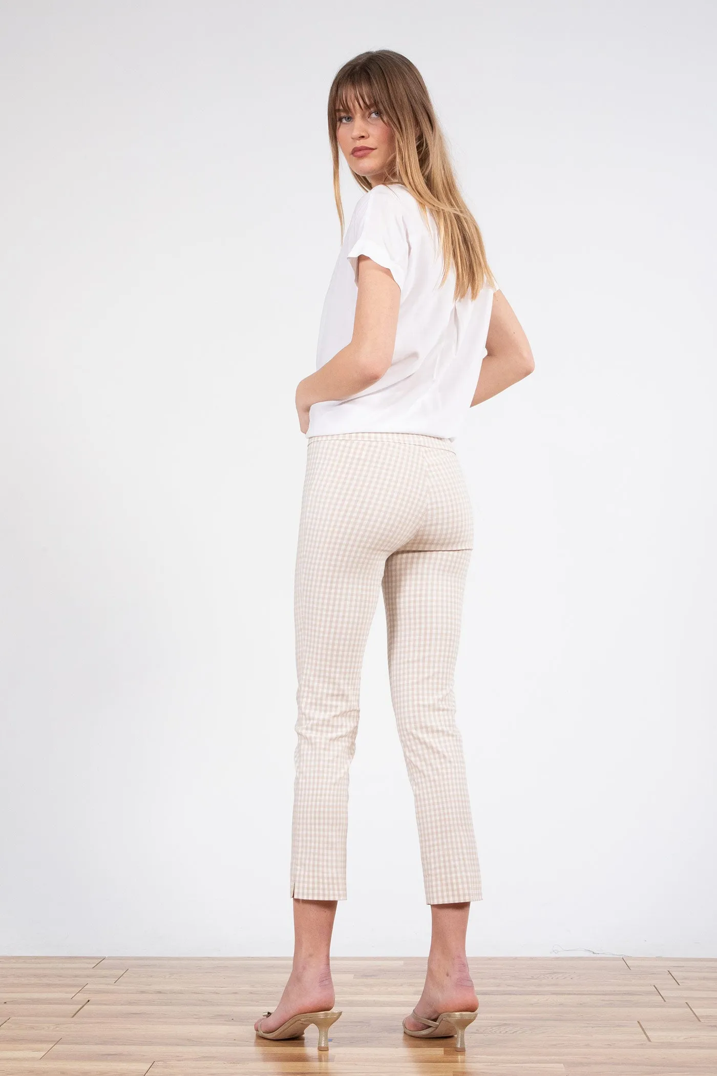 BRIGITTE Check Beige
