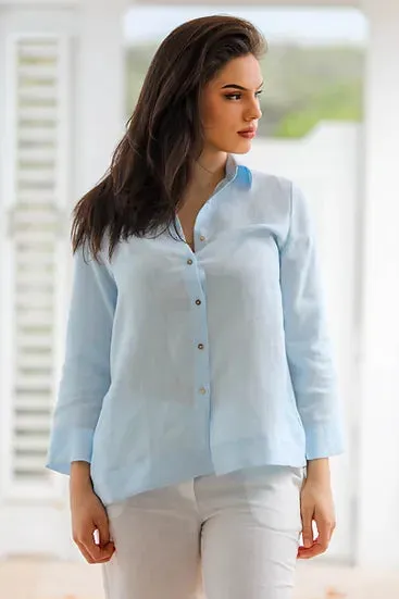 Button Down Linen Shirt K17104