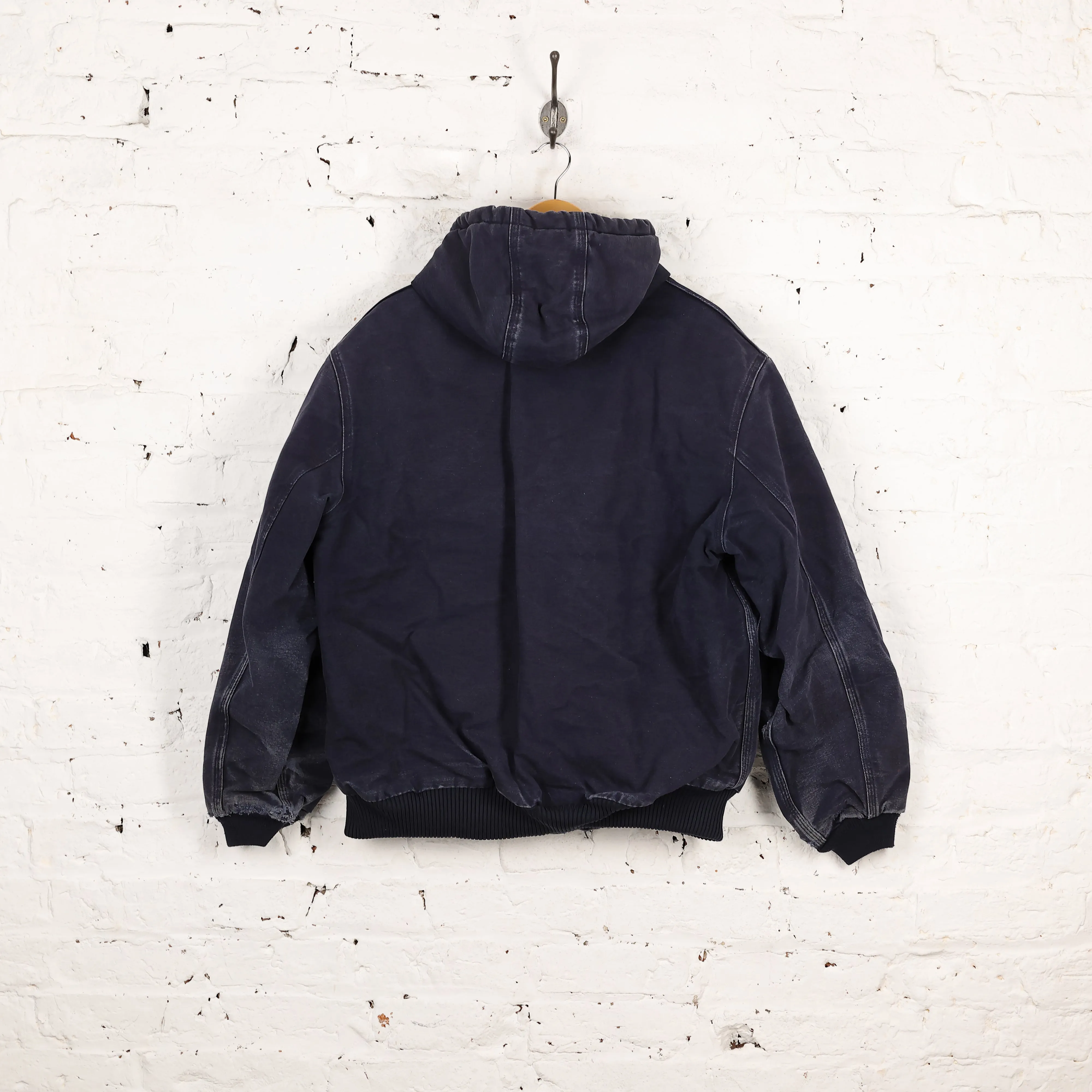 Carhartt Hooded Work Jacket - Blue - L