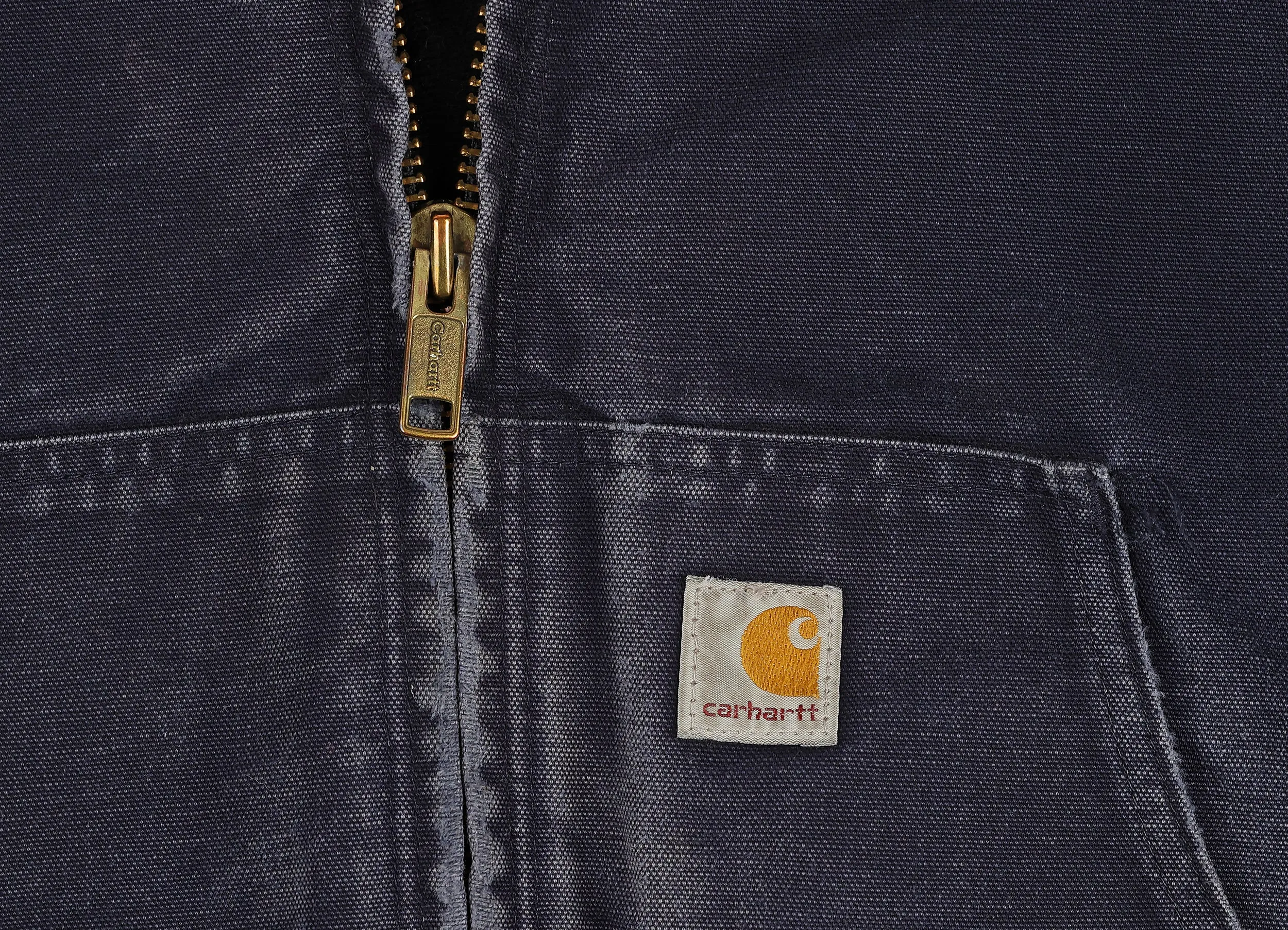 Carhartt Hooded Work Jacket - Blue - L