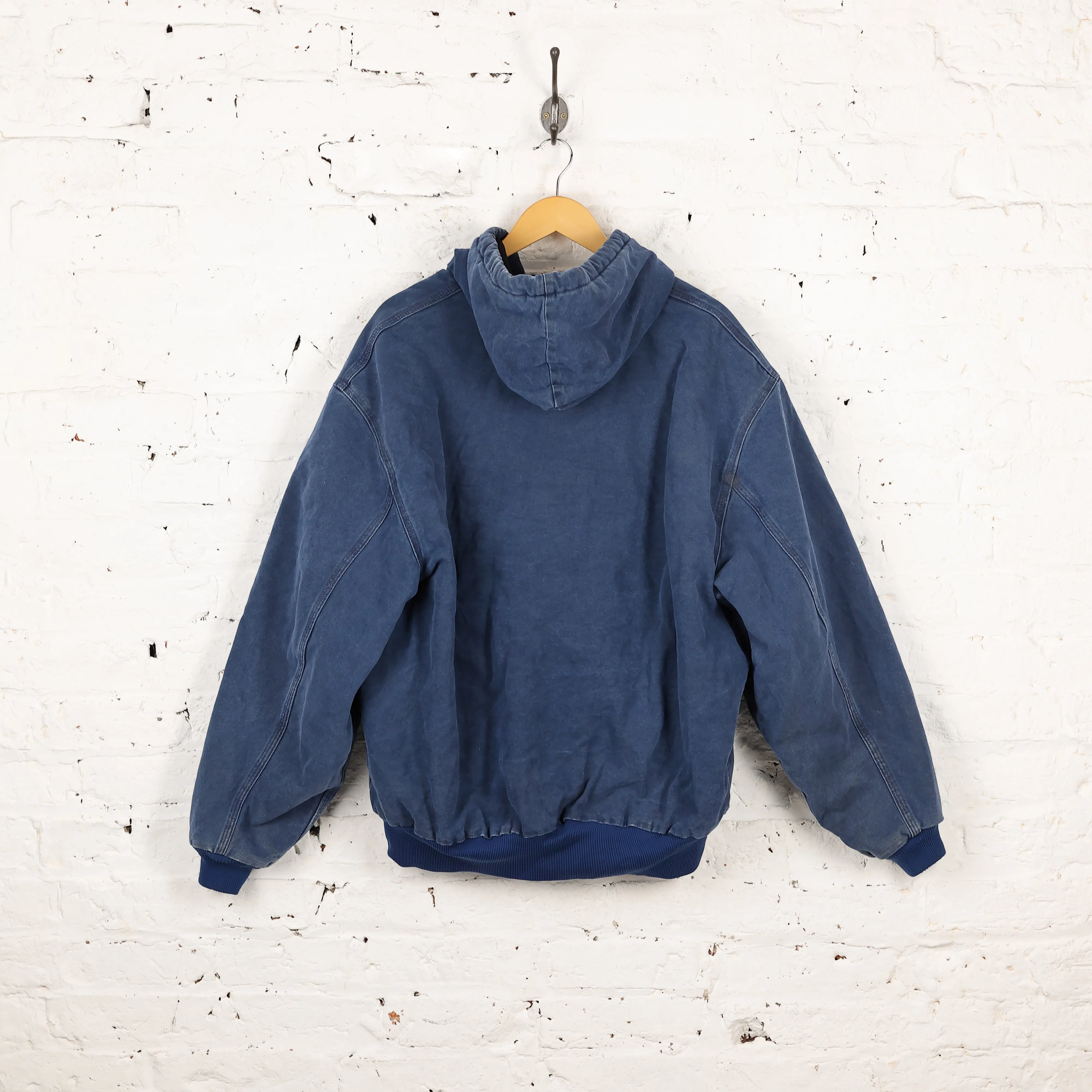 Carhartt Hooded Work Jacket - Blue - XXL