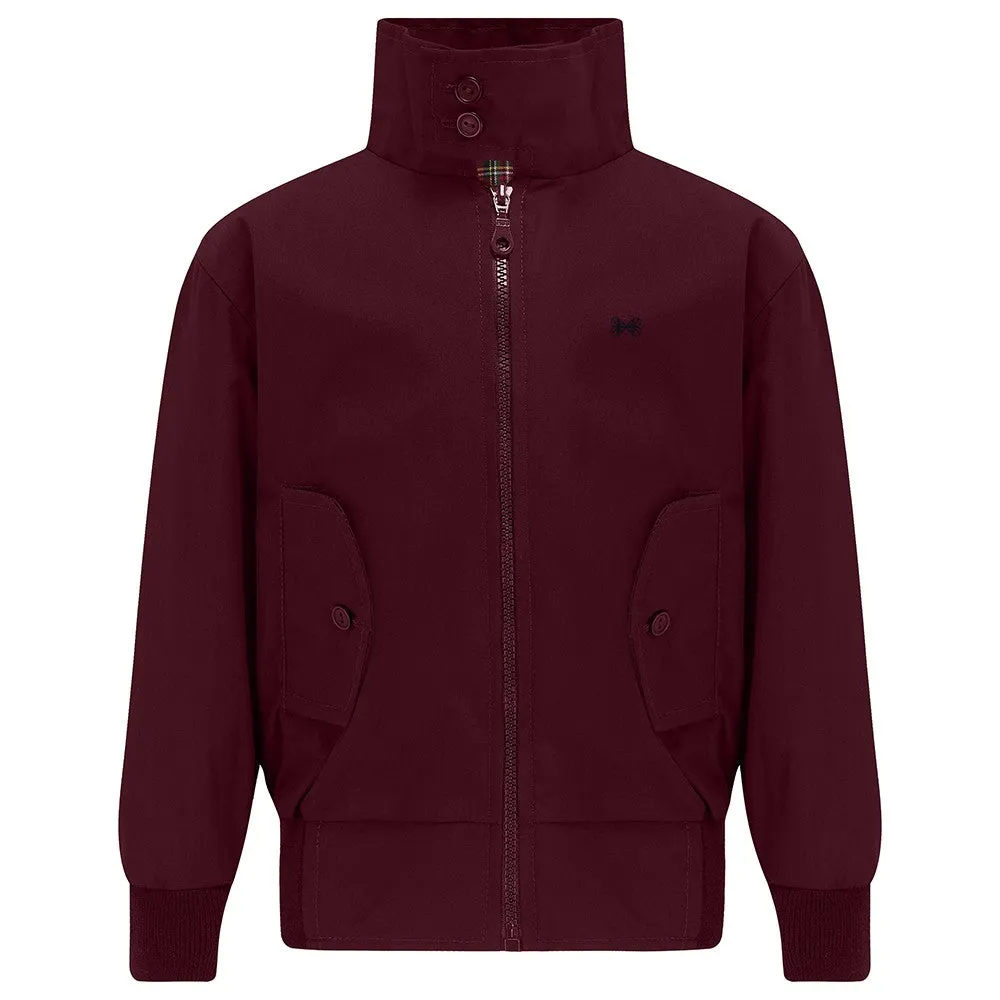 Carnaby Boys Bomber Jacket - Burgundy