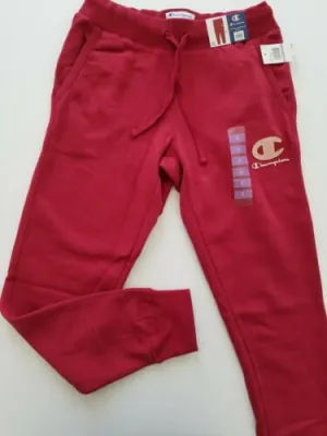 Champion Womens Cranberry Red Fleece Jogger