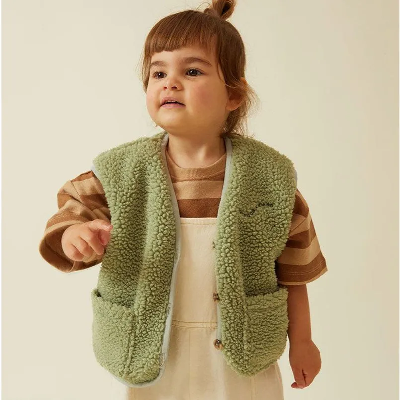 Claude & Co - Alma borg gilet - Sage green