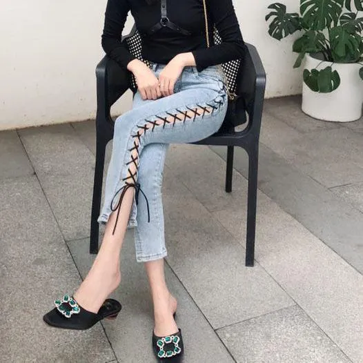 Corset Demin Pants