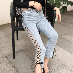 Corset Demin Pants