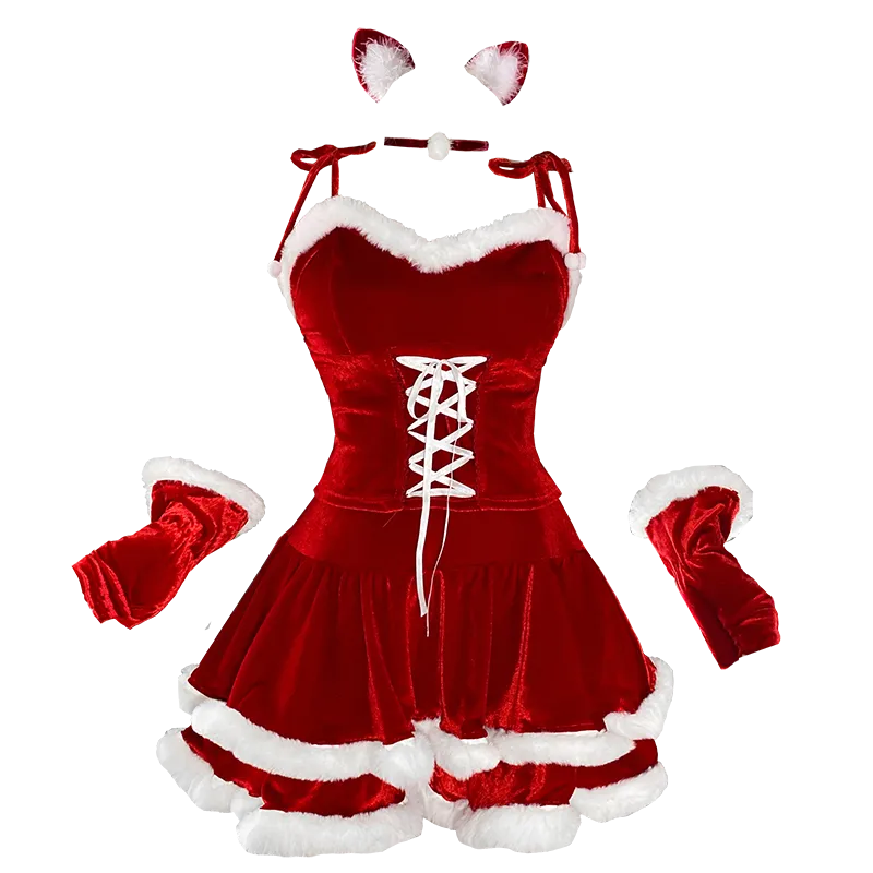 COSPLAY CHRISTMA  TIE DRESS  YC24536
