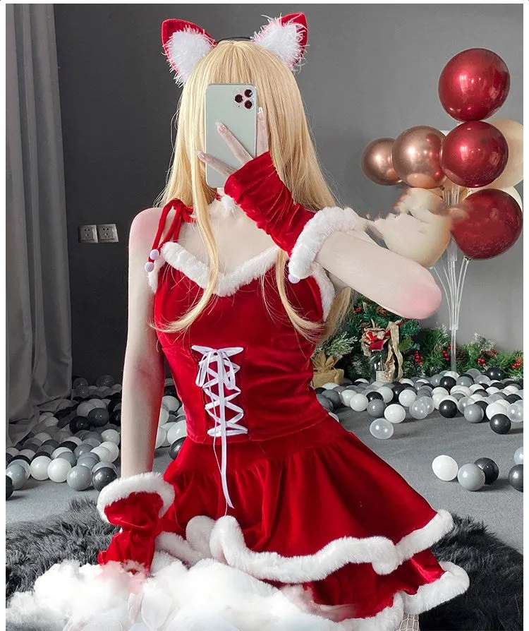 COSPLAY CHRISTMA  TIE DRESS  YC24536