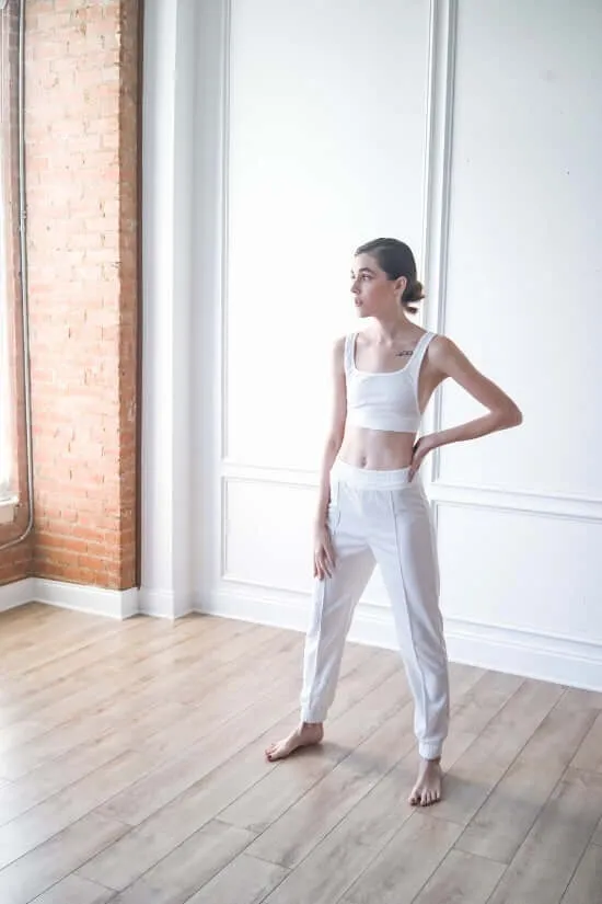 Crop Top and Sweatpants Set