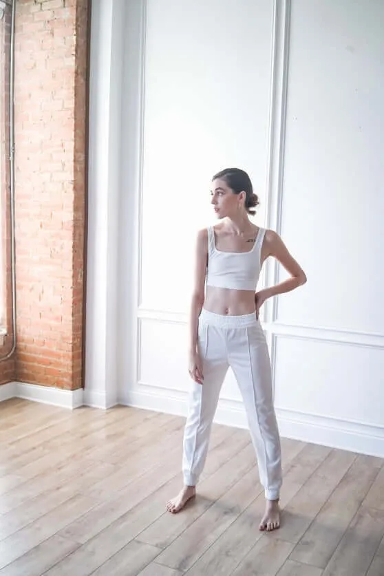 Crop Top and Sweatpants Set