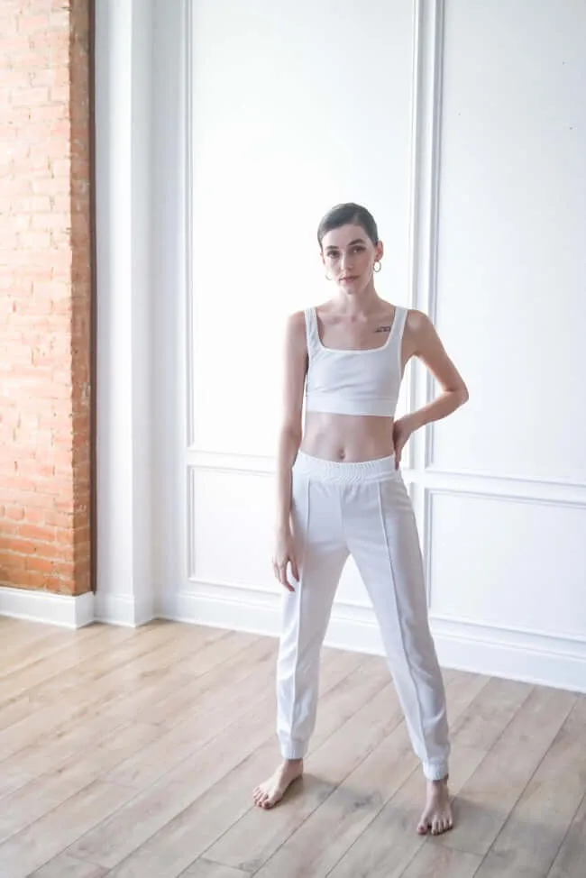 Crop Top and Sweatpants Set