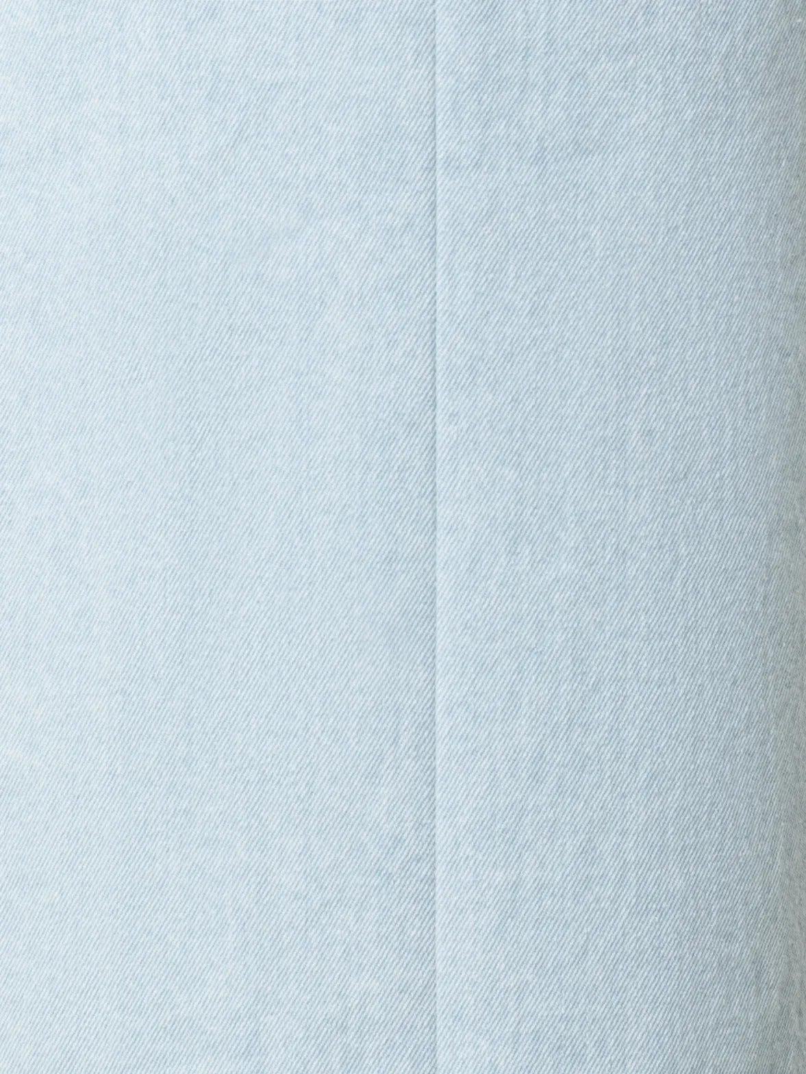 Cropped Wide Cotton Denim Pants