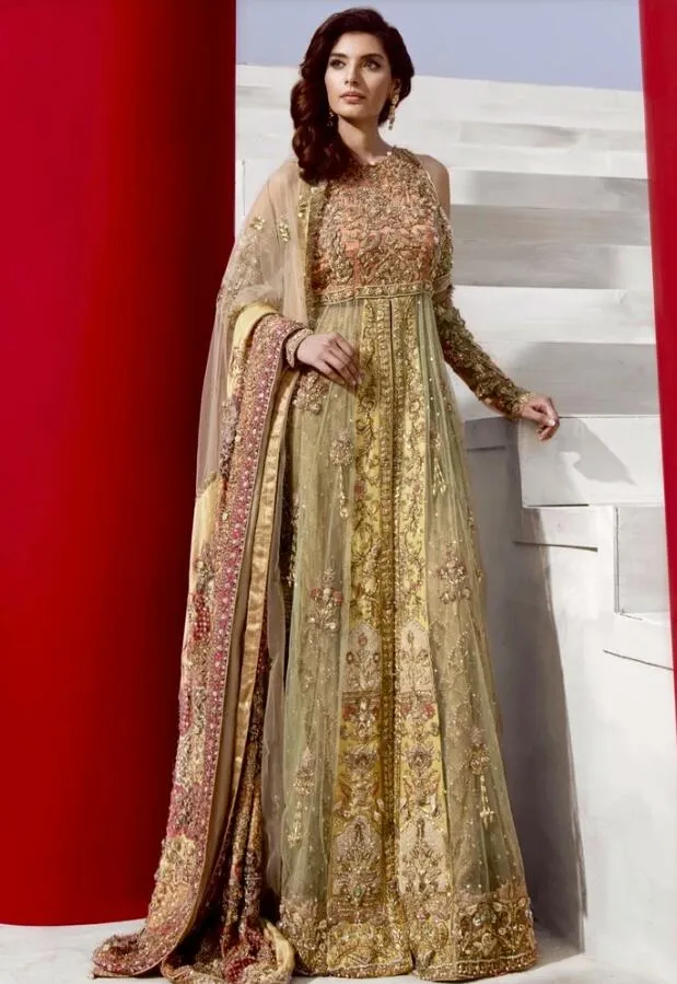 Designer Pakistani Long Maxi Bridal Wear #N7045