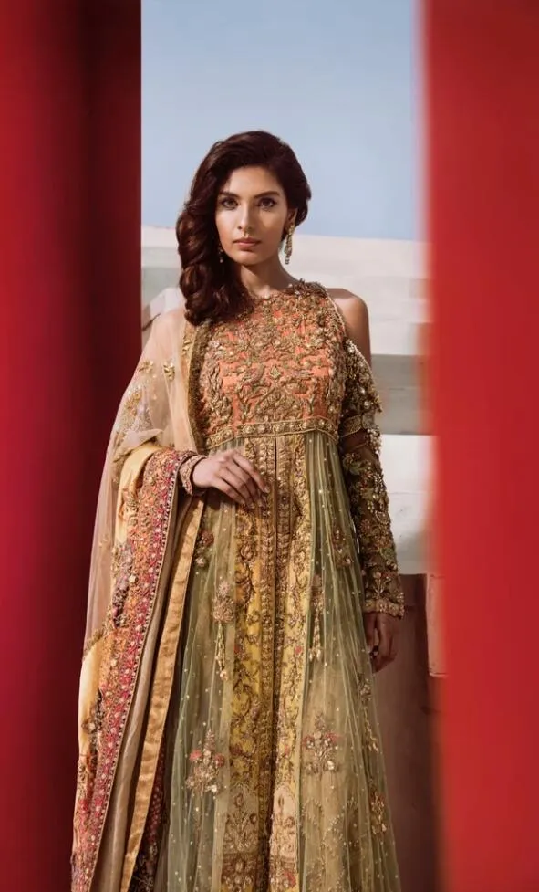 Designer Pakistani Long Maxi Bridal Wear #N7045
