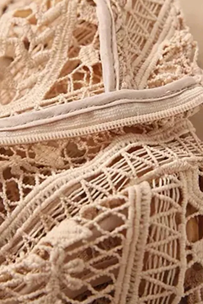 Destiny Pink Salmon Lace Dress