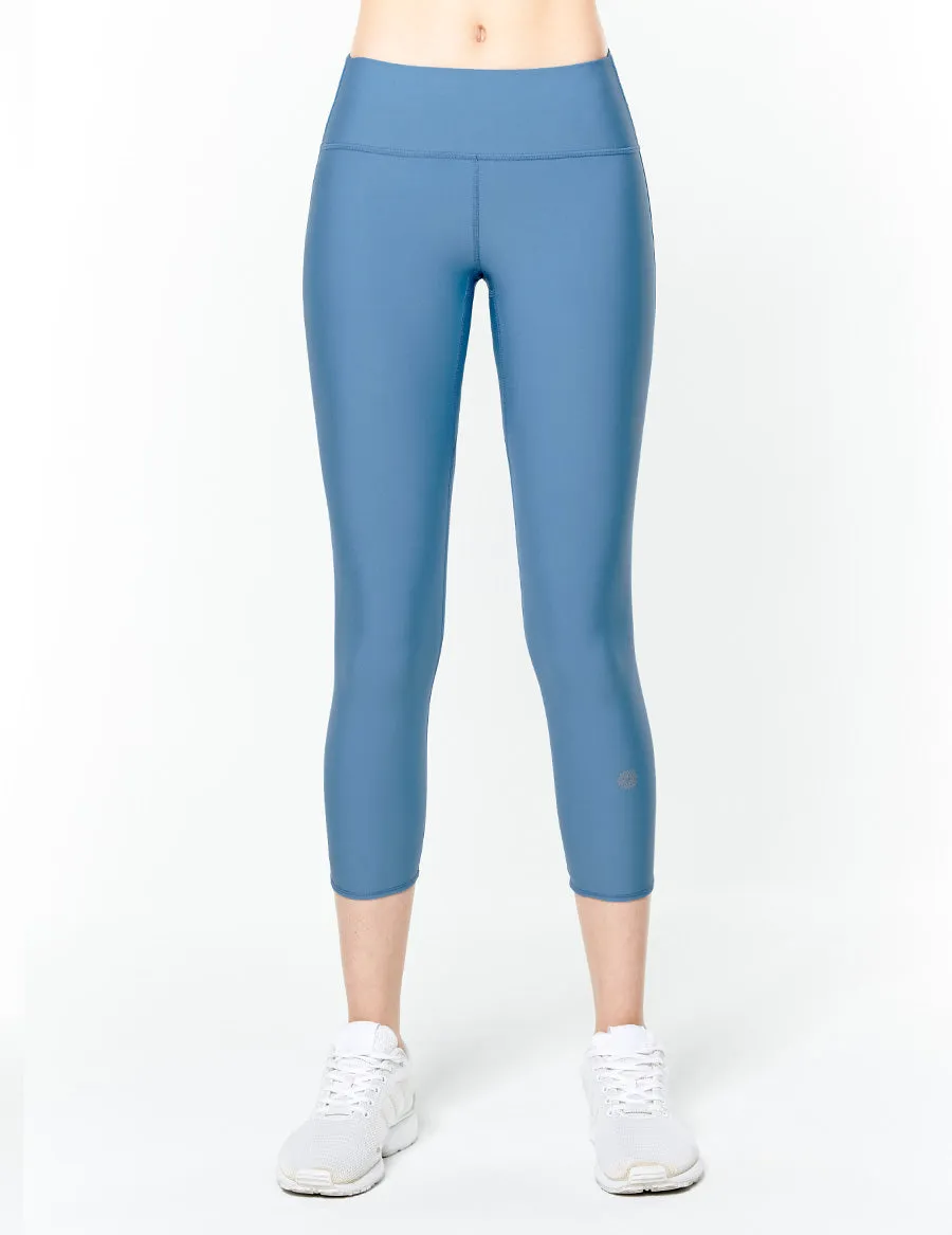 easyoga Lespiro Arris Original Cropped Tights - B2 Blue