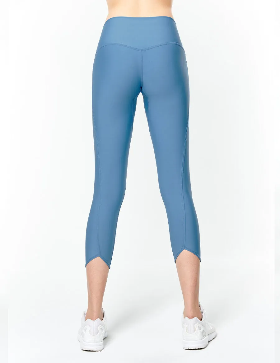 easyoga Lespiro Arris Original Cropped Tights - B2 Blue