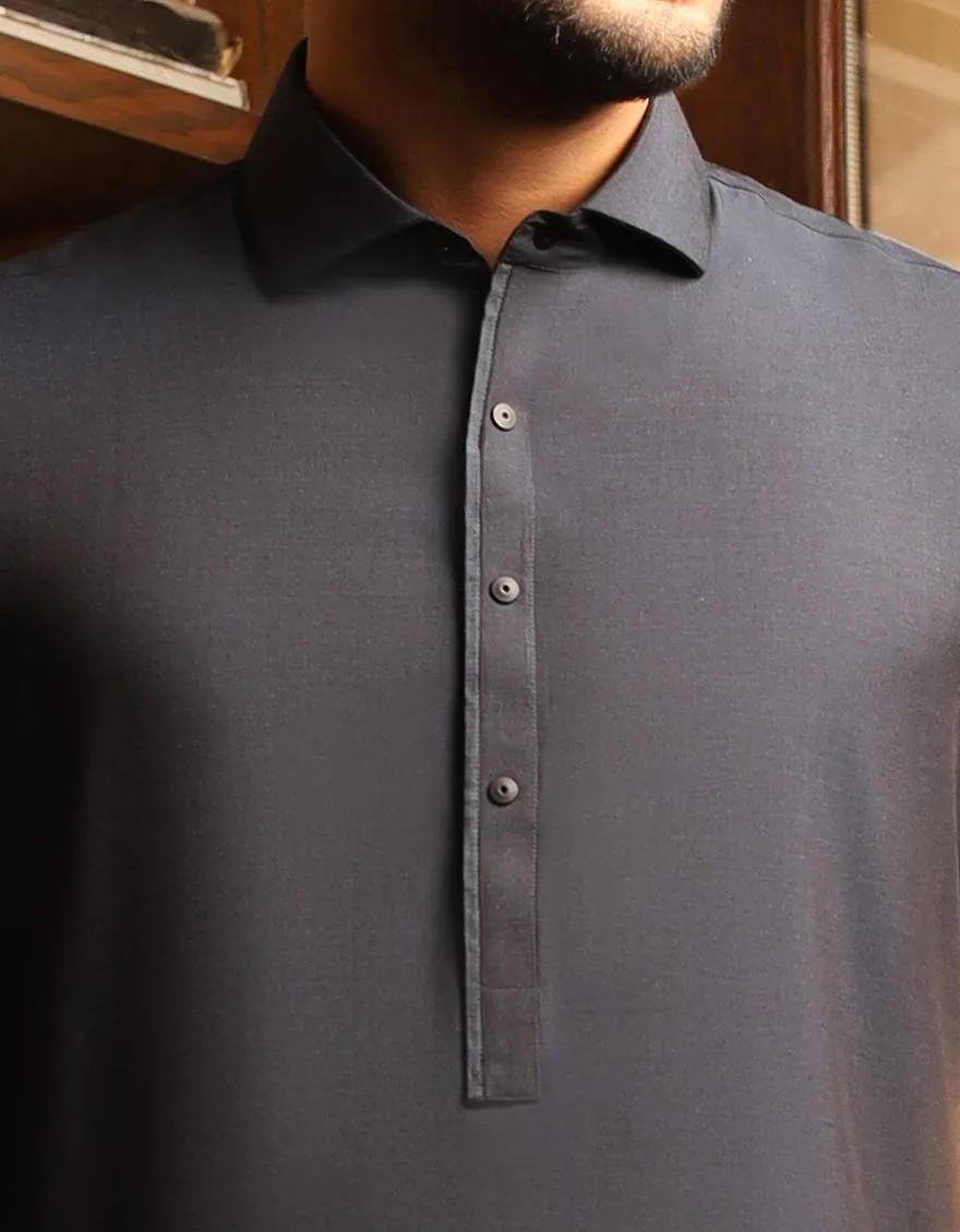 Eid Shalwar Kameez 2020 in Black Color #M0023