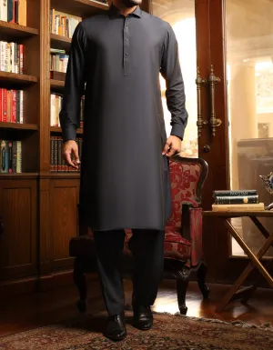Eid Shalwar Kameez 2020 in Black Color #M0023