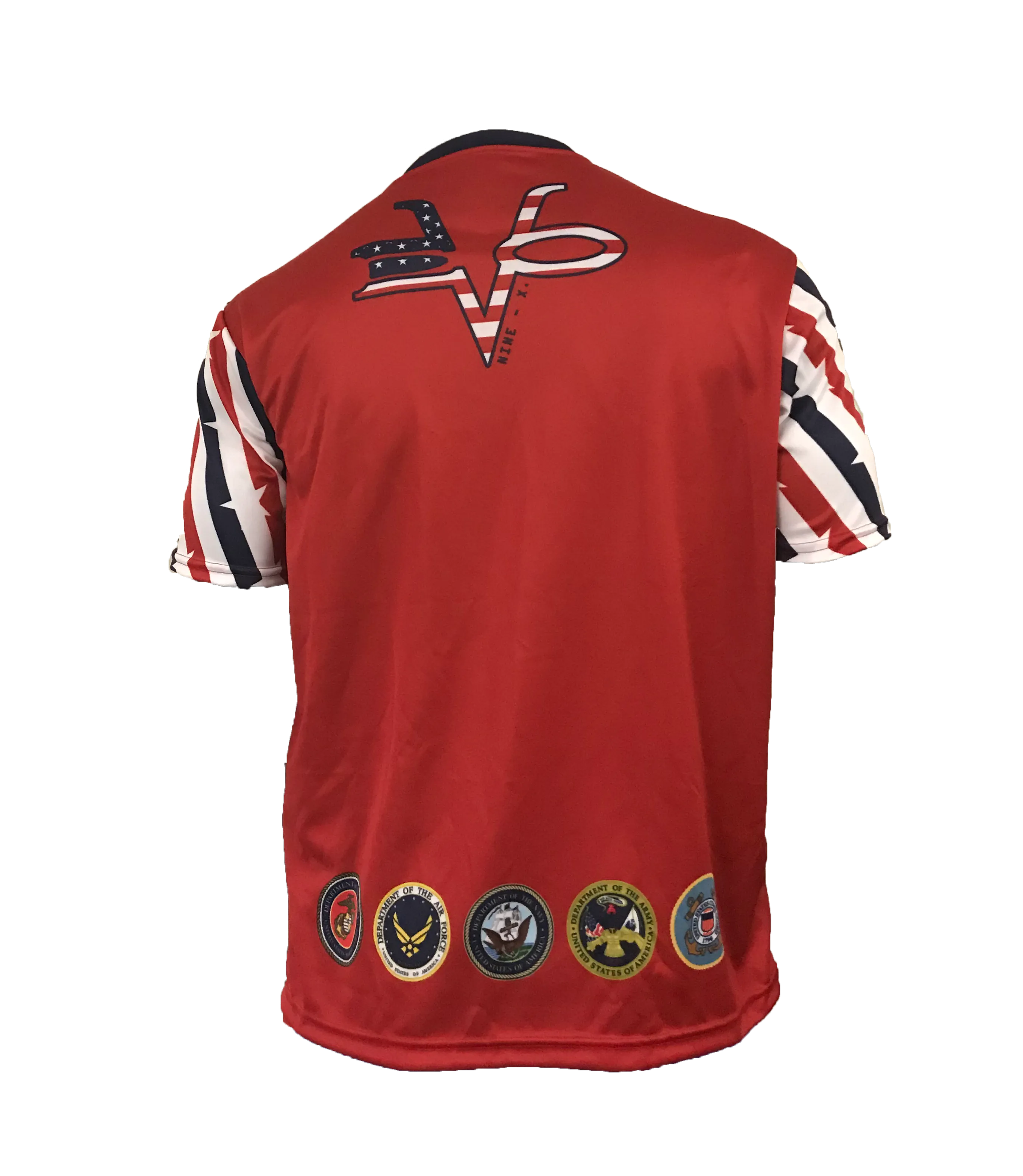 Evo9x USA TROOPS Full Dye Sublimated Crew Neck Short Sleeve Shirt