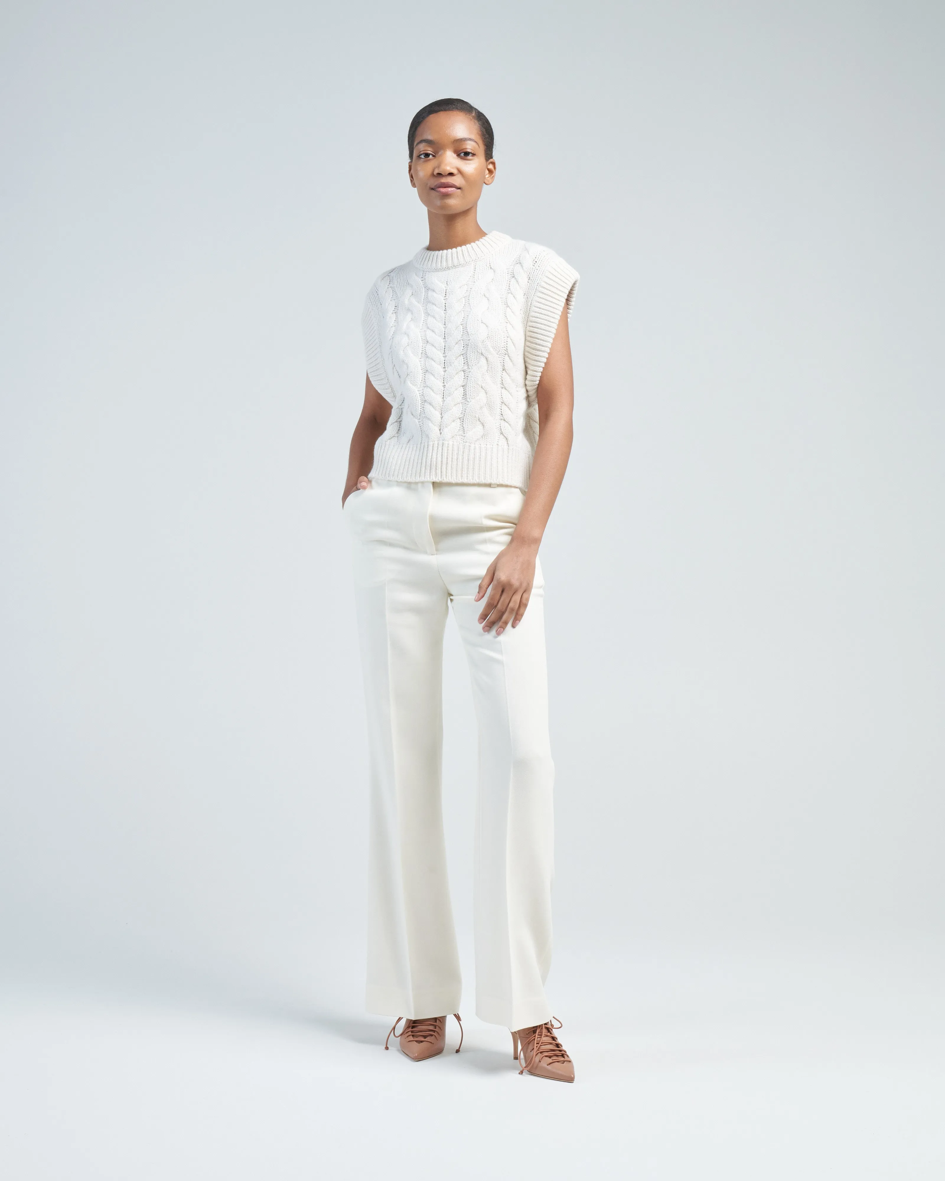flared evening trousers