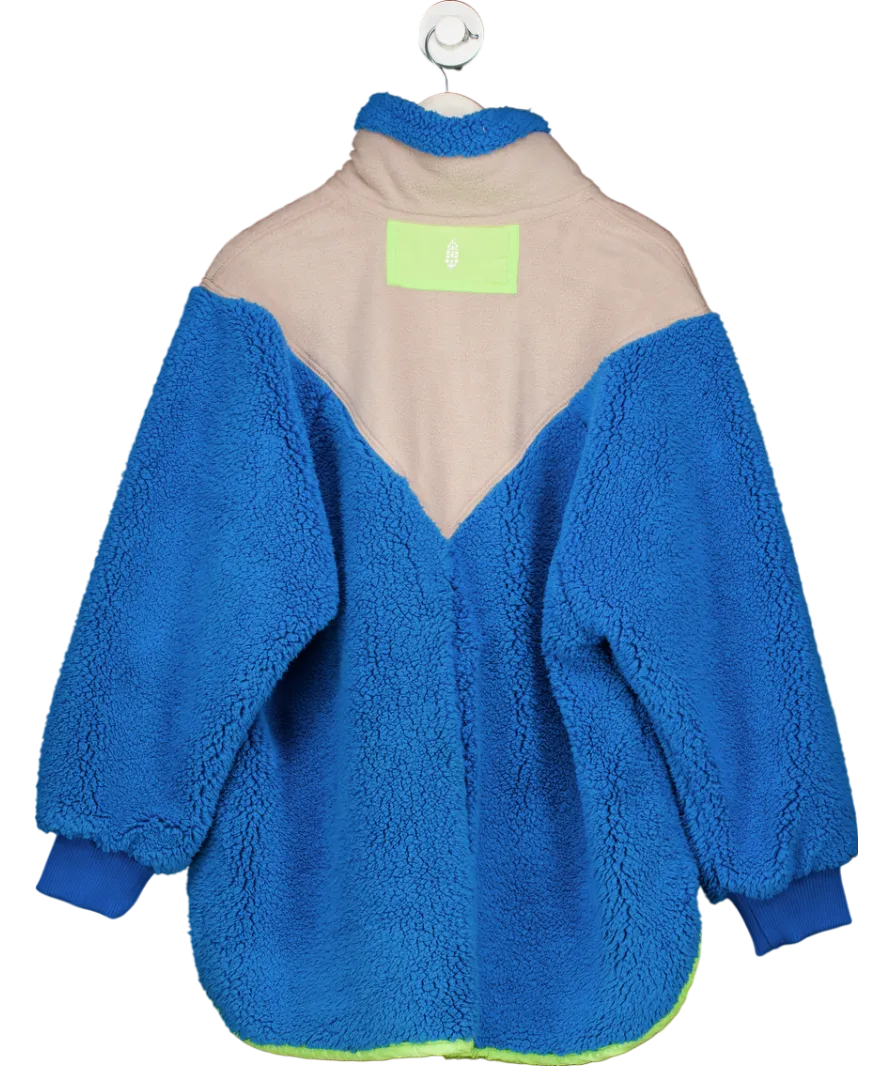 Free People Multicoloured Hit The Slopes Fleece Jacket UK M
