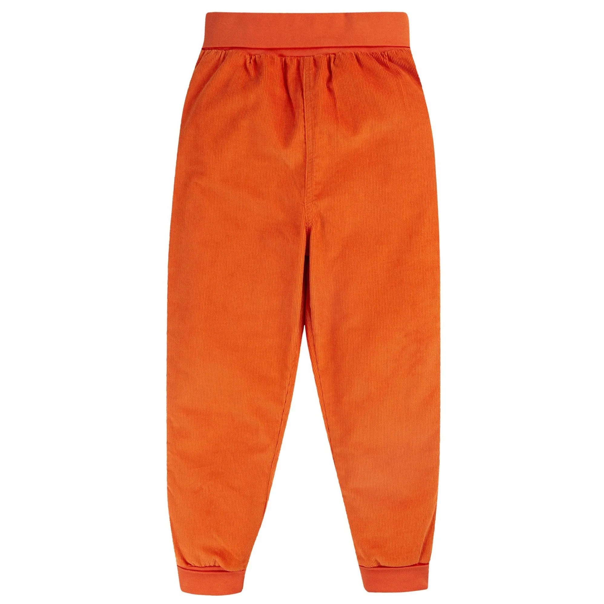 Frugi Carrot Cord Infant Pull Ups Bonfire