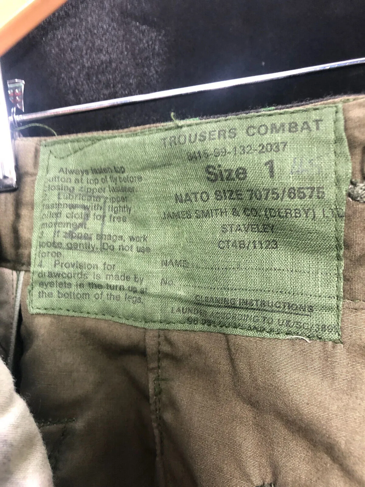 Genuine British Army Forces 68 Pattern DPM Trousers - Size 1 - Waist 28"
