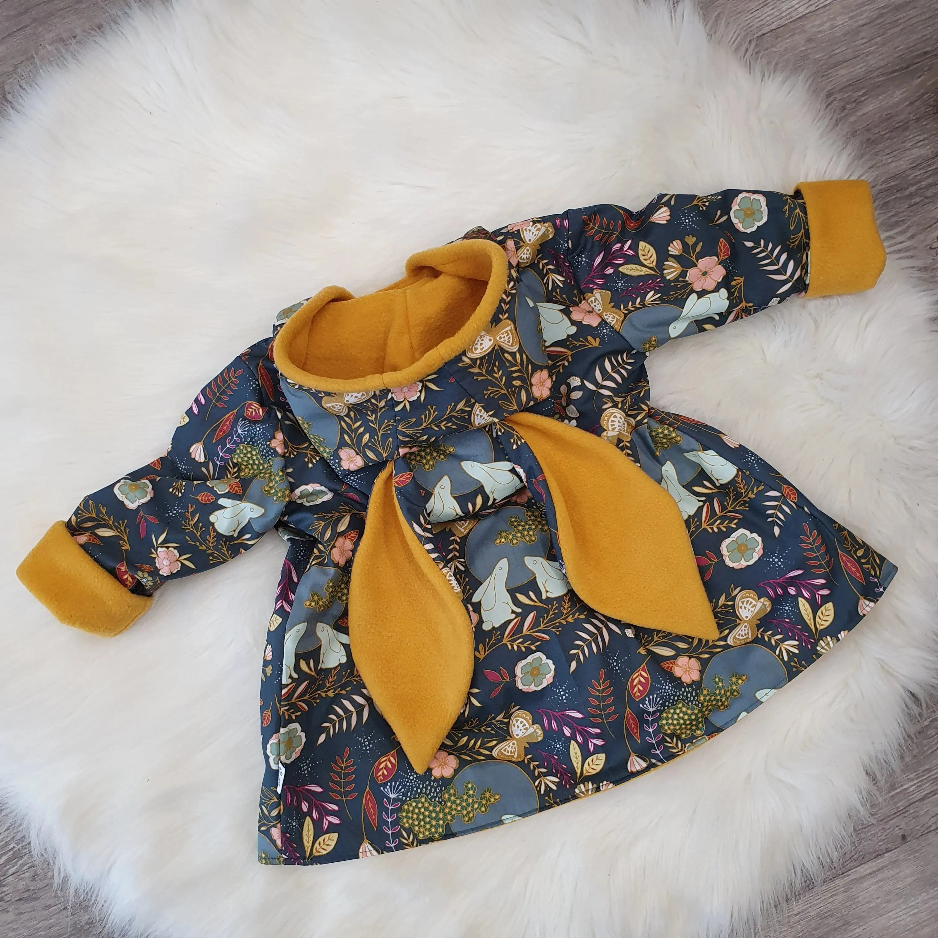 Girls Bunny Coat | Autumn Glow Bonnie Bunny Jacket