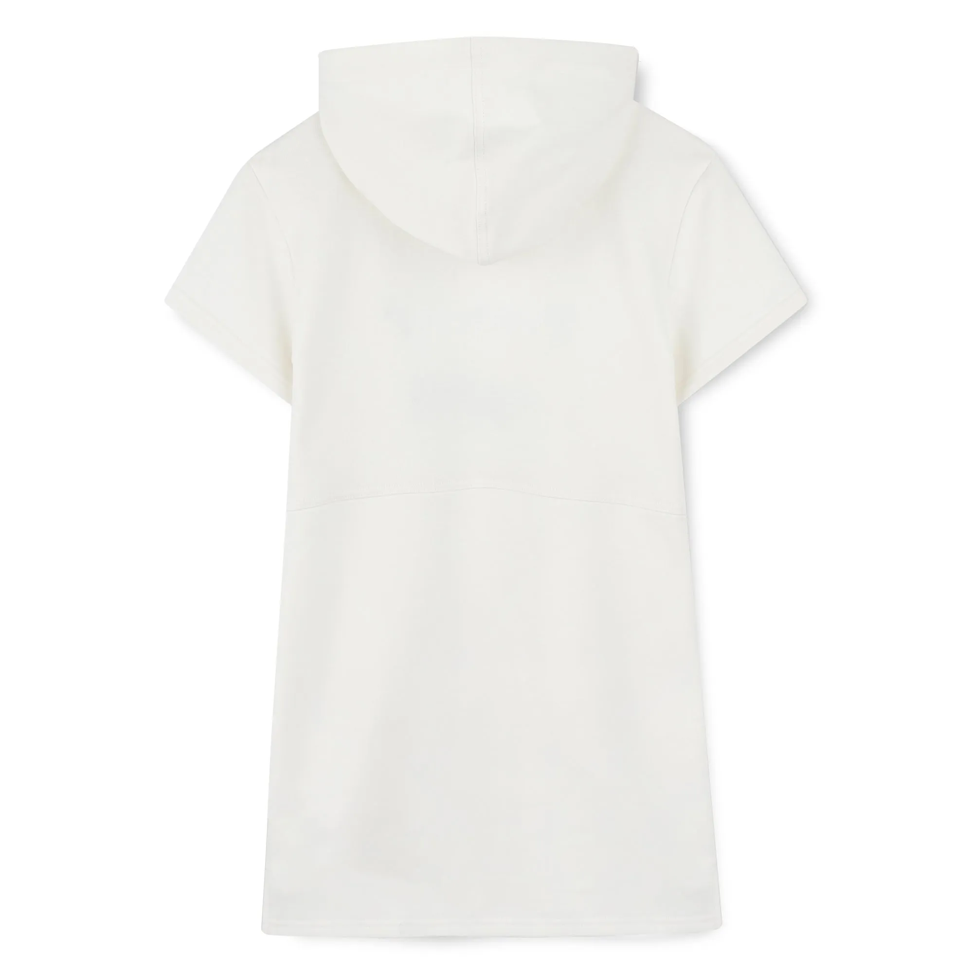 Girls Offwhite Logo Dress