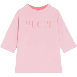 Girls Pink Logo Dress