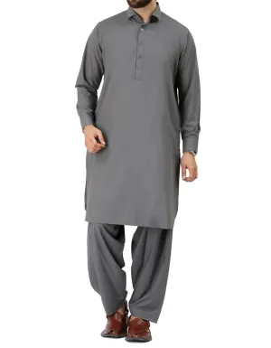 Gray Shalwar Kameez for Men #K0006