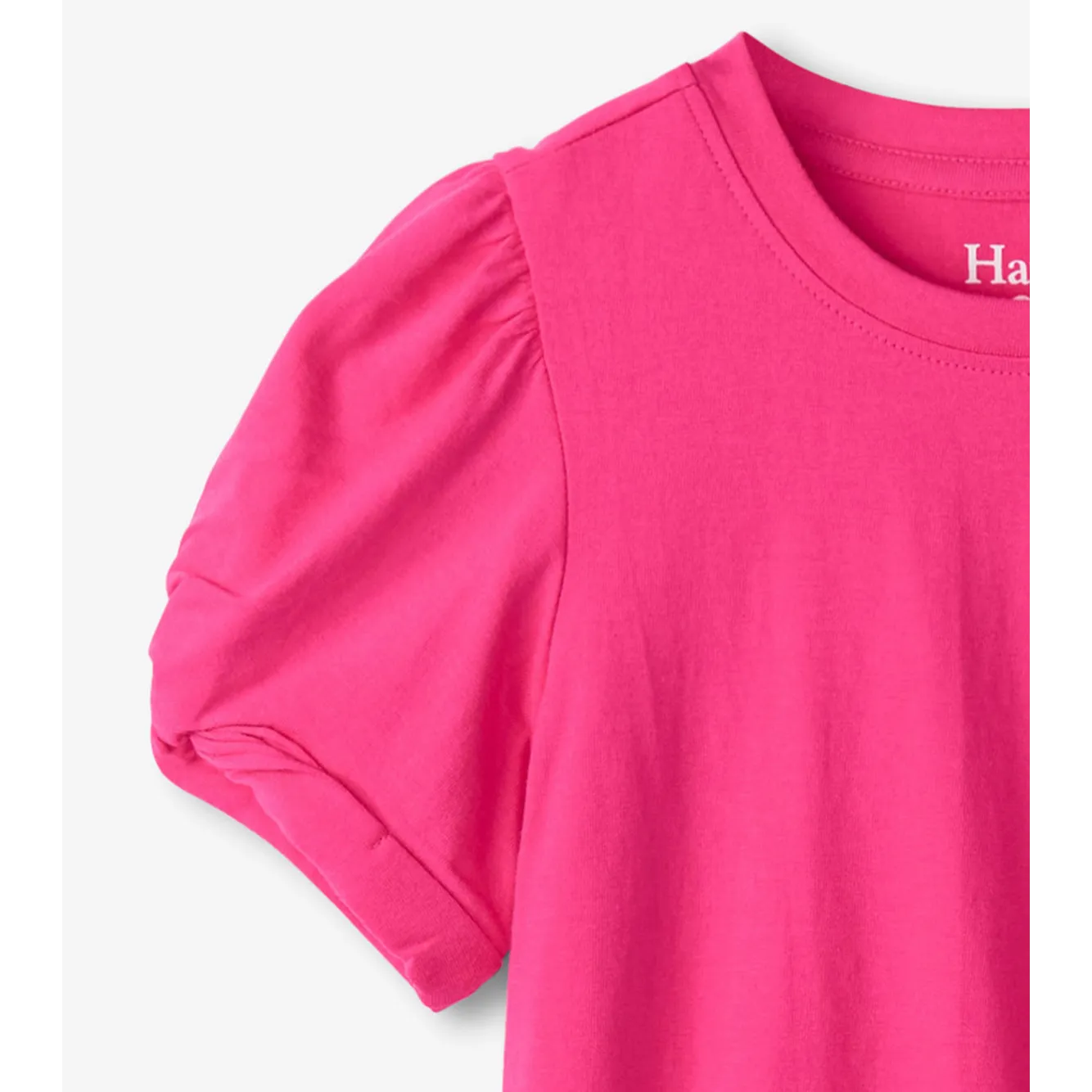Hatley Fuchsia Twisted Sleeve Top