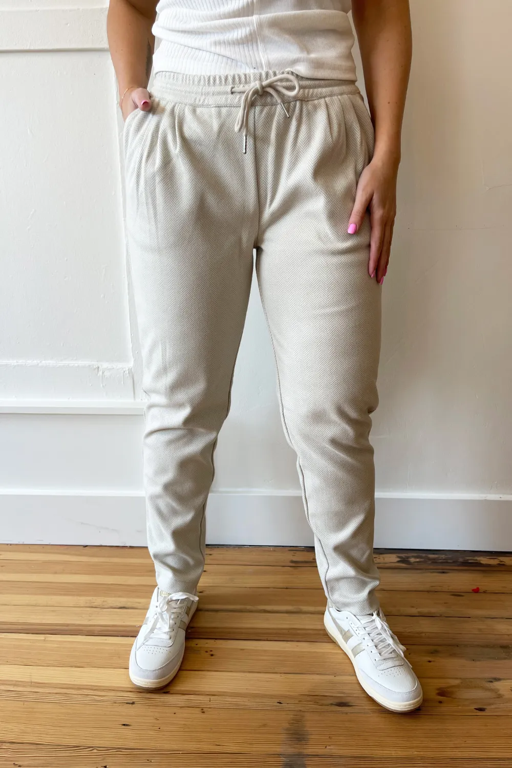 Herringbone Jogger Pants