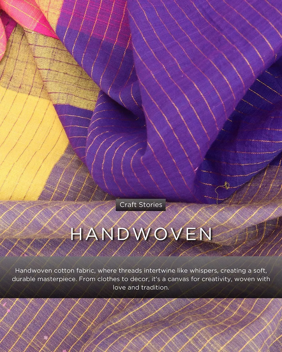 Indradhanush Handwoven Cotton Dress - RC