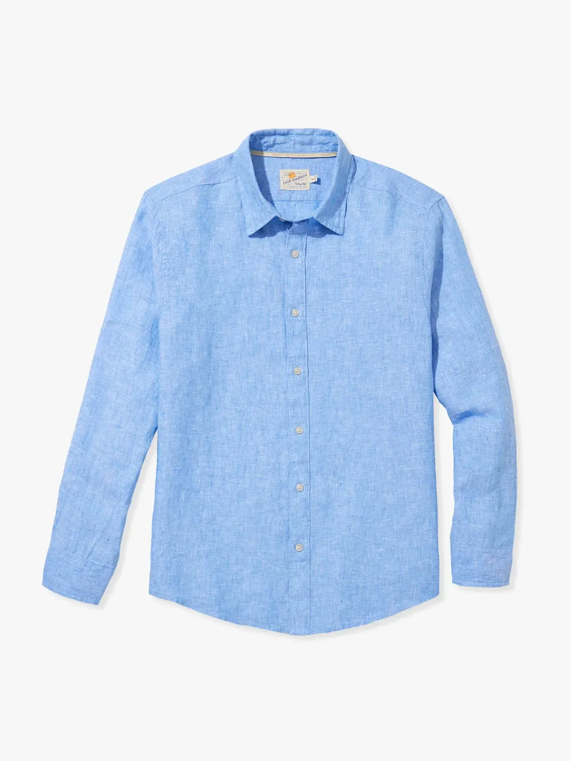 Island Linen Shirt | Wave Blue