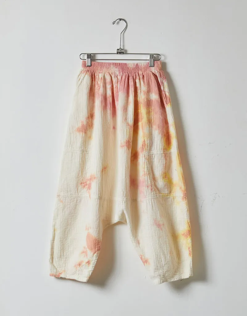 Kiko pants in citrus tie dye